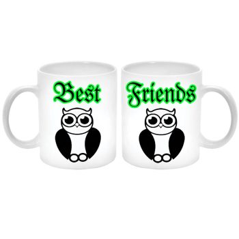 best-friends-baglyos-páros-bögre-feliratozható