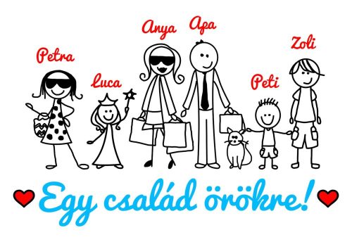 Puzzle-Egy-család-örökre-cicás-grafikával