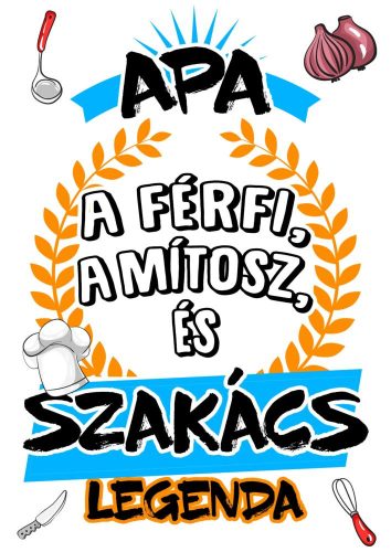 Puzzle-Apa-a-férfi-a-mítosz-a-szakácslegenda-grafikával