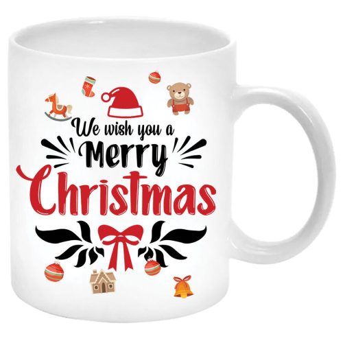 Merry-christmas-Bögre-feliratozható