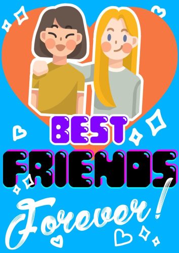 Puzzle-best-friends-forever-grafikával