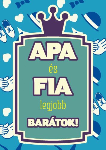 Puzzle-Apa-és-Fia-legjobb-barátok-grafikával
