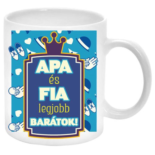 Apa-és-fia-legjobb-barátok-Bögre-feliratozható