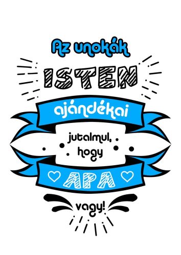 Puzzle-az-unokák-isten-ajándékai-jutalmul-hogy-apa-vagy-grafikával