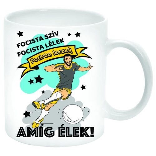 Focista-leszek-amíg-élek-Bögre-feliratozható