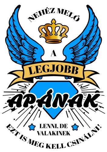 Puzzle-nehéz-meló-a-legjobb-Apának-lenni-grafikával