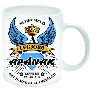 Nehéz-meló-a-legjobb-apának-lenni-Bögre-feliratozható