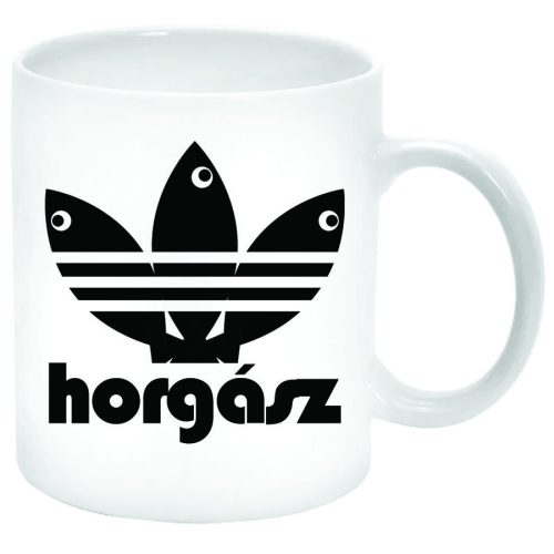 Horgász-logó-Bögre-feliratozható