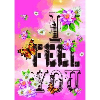 Puzzle-I-feel-you-üzenettel