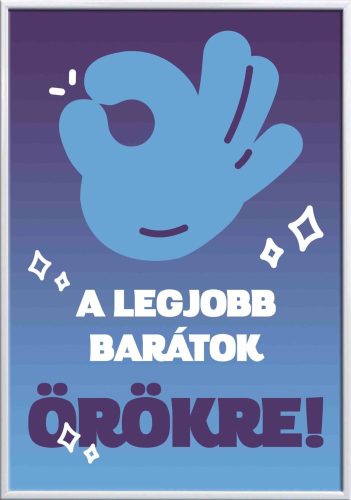 Falikép-legjobb-barátok-örökre-módosítható-felirattal