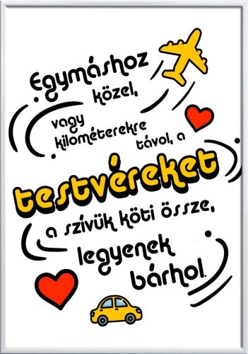 Falikép-a-testvéreket-a-szívük-köti-össze-módosítható-felirattal
