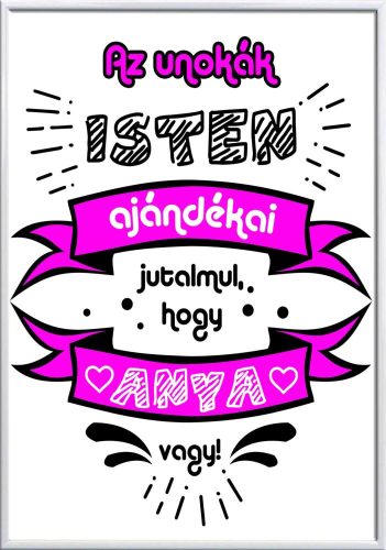 Falikép-Az-unokák-isten-ajándékai-anya-módosítható-felirattal