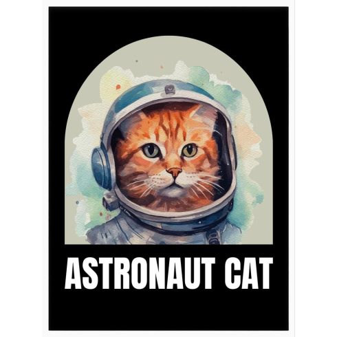 Falikép-astronaut-cat