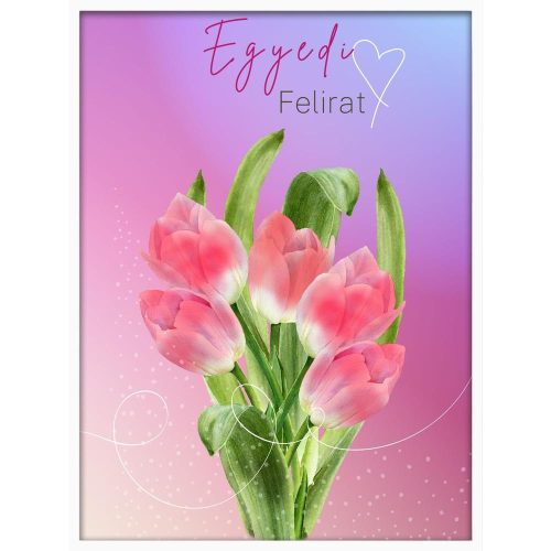 Falikép-Dátum-és-felirat-tulipánokkal