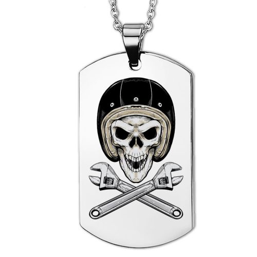 Bikers-skull-koponya-dögcédula-medál-lánccal-vagy-kulcstartó