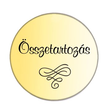 összetartozás-acél-kitűző