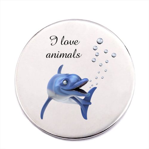 I-love-animals-acél-kitűző