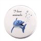 I-love-animals-acél-kitűző