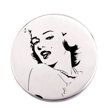 Marilyn-Monroe-acél-kitűző