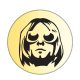 Kurt-Cobain-acél-kitűző