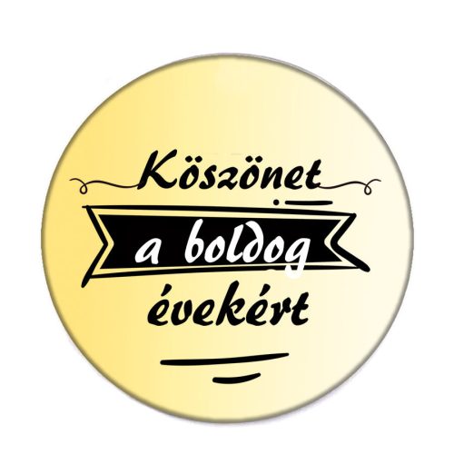 köszönet-acél-kitűző