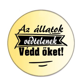 védd-az-állatokat-acél-kitűző