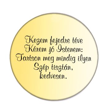 kezem-fejedre-téve-acél-kitűző