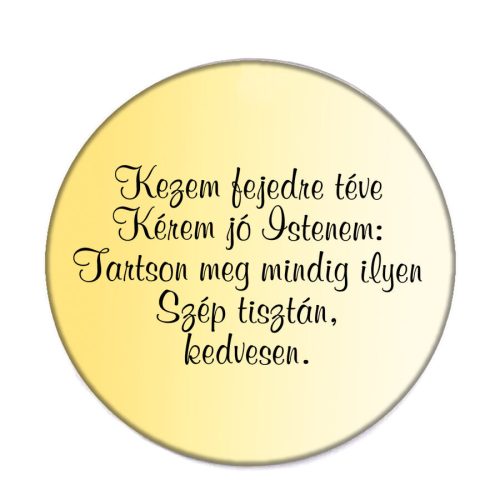 kezem-fejedre-téve-acél-kitűző