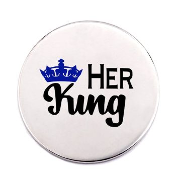 her-king-acél-kitűző