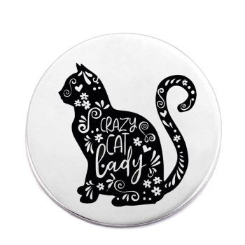 cat-lady-acél-kitűző