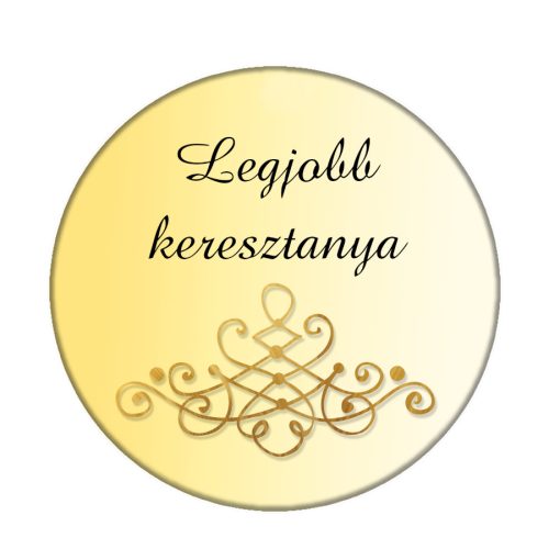 legjobb-keresztanya-acél-kitűző