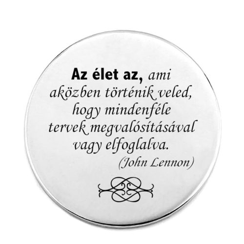 az-élet-az--kitűző