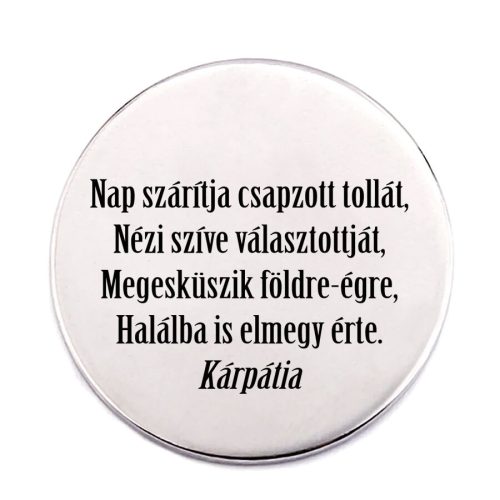 nap-szárítja-acél-kitűző