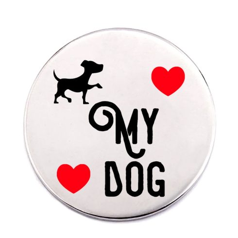 love-my-dog-acél-kitűző