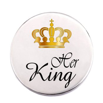 her-king-acél-kitűző