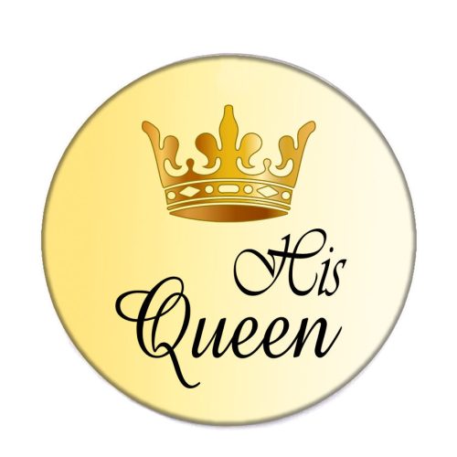 his-queen-acél-kitűző