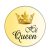 his-queen-acél-kitűző