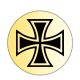 kereszt-acél-kitűző