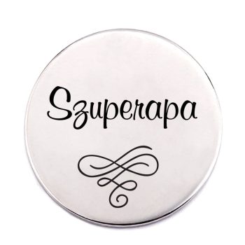 szuperapa-acél-kitűző
