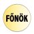 főnök-acél-kitűző