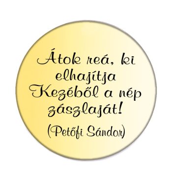 átok-reá-acél-kitűző