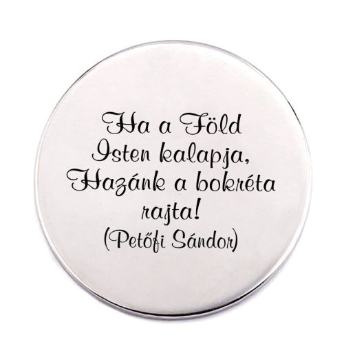 isten-kalapja-acél-kitűző
