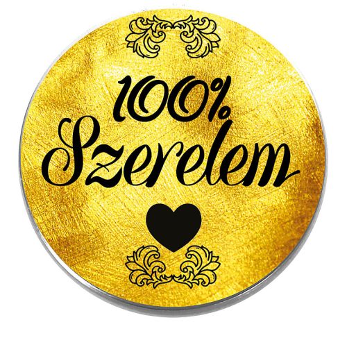 Acél-100%-szerelem-kitűző