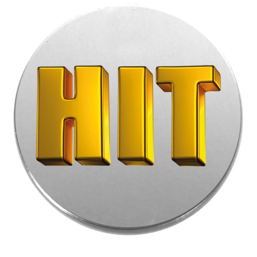 Acél-hit-kitűző