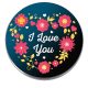 Acél-i-love-you-kitűző