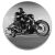 Acél-motoros-kitűző