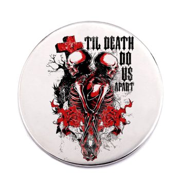 Acél-til-death-do-us-apart-kitűző