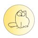 Simoncat-acél-kitűző