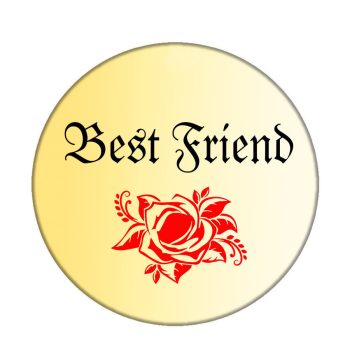 Virágos-best-friend-acél-kitűző