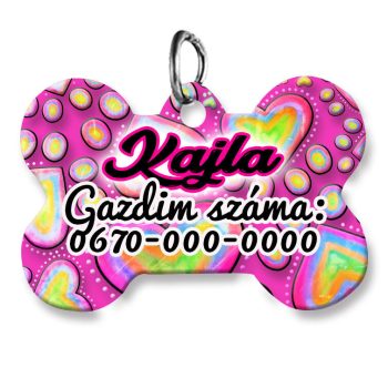 kutyabiléta-csont-alakú-pink-szíves-mintával